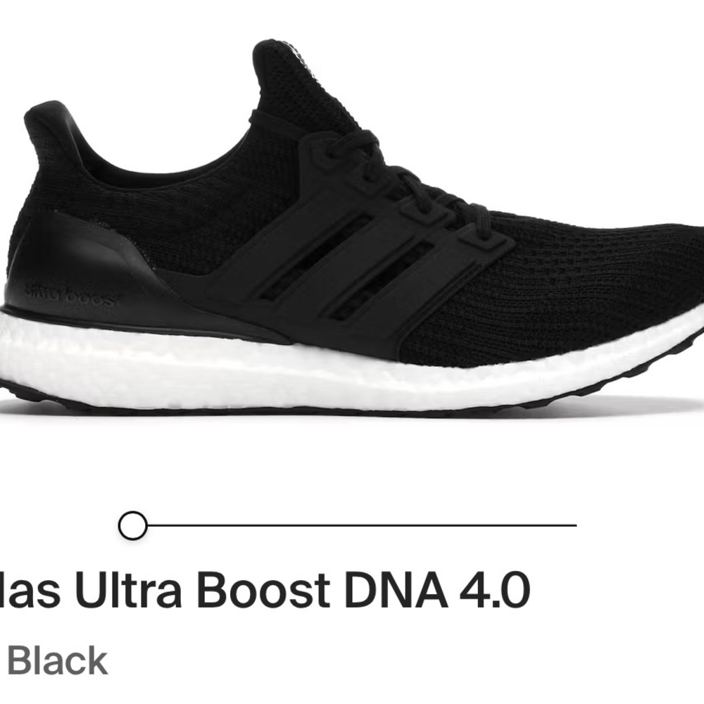 Adidas Ultra Boost DNA 4.0 Black White Men's Shoes